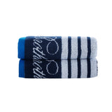 Nautical Blanket Stripe Hand Towel // Set of 4