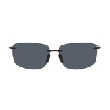 Maui Jim // Men's // 443-11M Hema Pilot Sunglasses // Matte Black + Grey Polarized