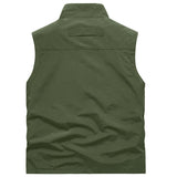 Mock Neck Zip-Up Vest