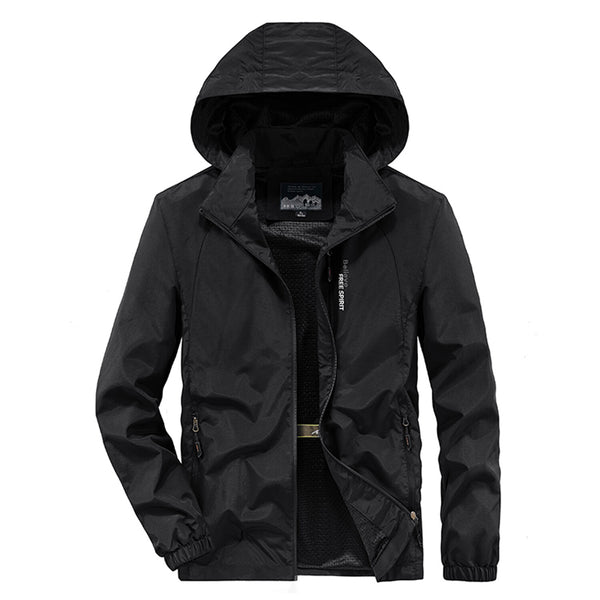 Hooded Windbreaker
