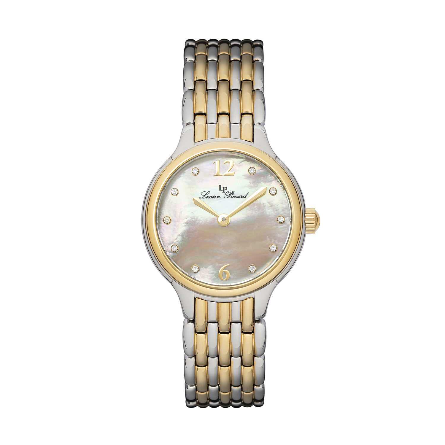 Lucien Piccard Ladies Lauren Quartz // LP-28021-SG-22MOP
