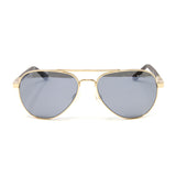 Revo Men's // Raconteur Gold Aviator Metal Polarized Sunglasses // Gold + Graphite