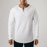 Slim Fit Long-Sleeve Henley
