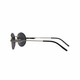 Revo Unisex Lunar Round Sunglasses // Gunmetal + Graphite