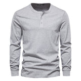 Solid Long-Sleeve Henley