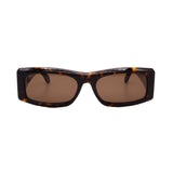 Men's // Ferragamo SF2012S 242 Square Sunglasses // Dark Tortoise + Brown
