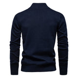 Solid Zip-Up Pullover