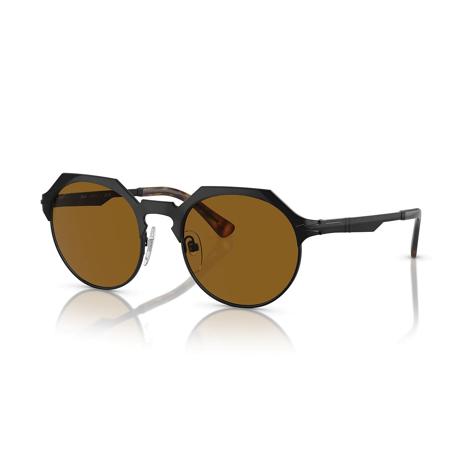 Persol // Men's // PO2488S 111633 - Size 51mm Sunglasses // Black Demishiny