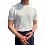 Rib-Knit Crewneck Shirt