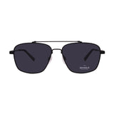 Shinola // Men's Pilot SH2100S 001Sunglasses // Matte Black + Grey Lenses