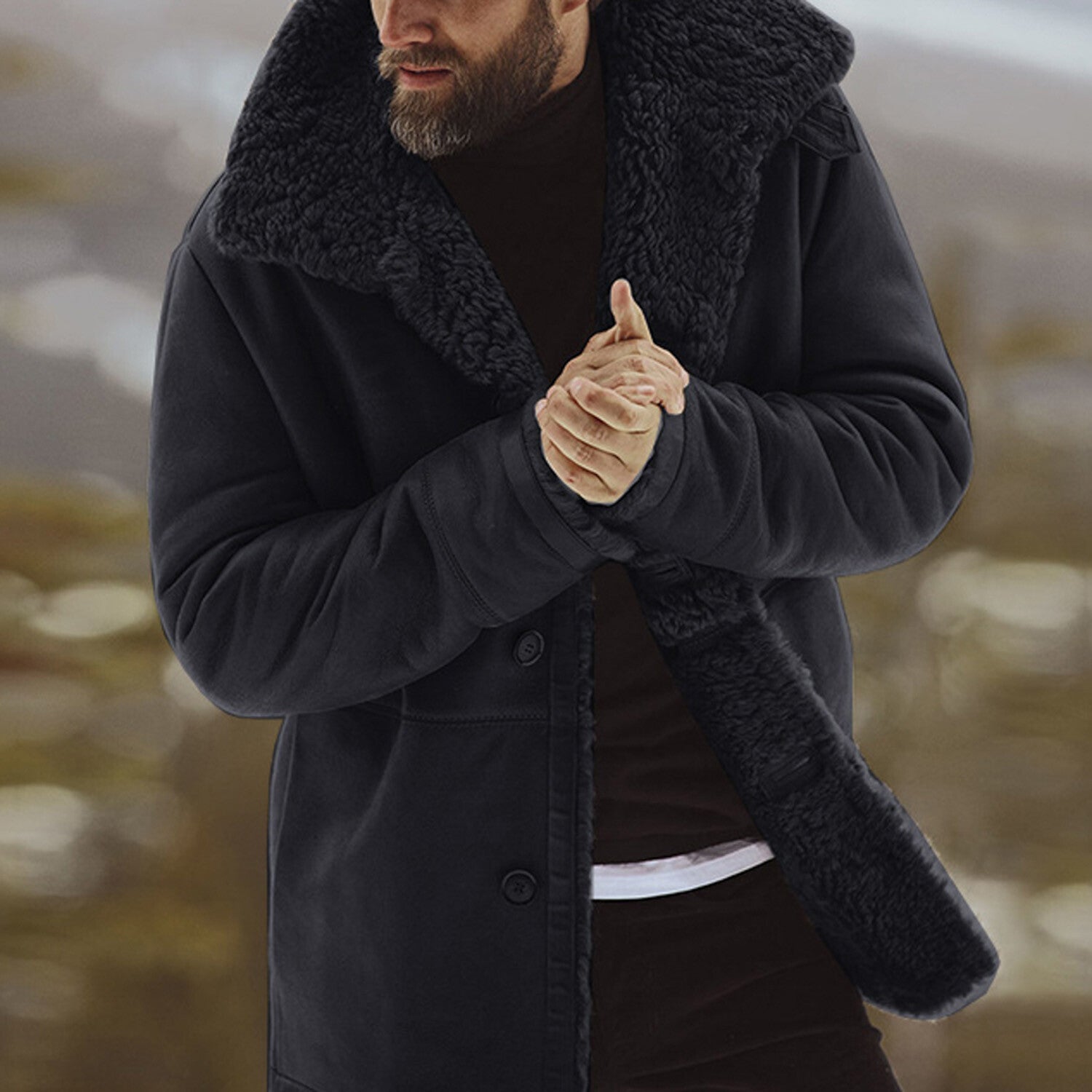 Faux Fur Lined Jacket