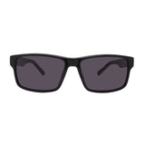Men's // Ferragamo SF960S 001 Square Sunglasses // Black + Black