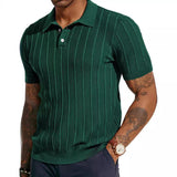 Rib Knit Short-Sleeve Shirt