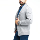 Shawl Collar Wool Cardigan