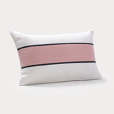 Striped Color Blocked Decorative Pillow