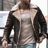 Faux Leather Flight Jacket