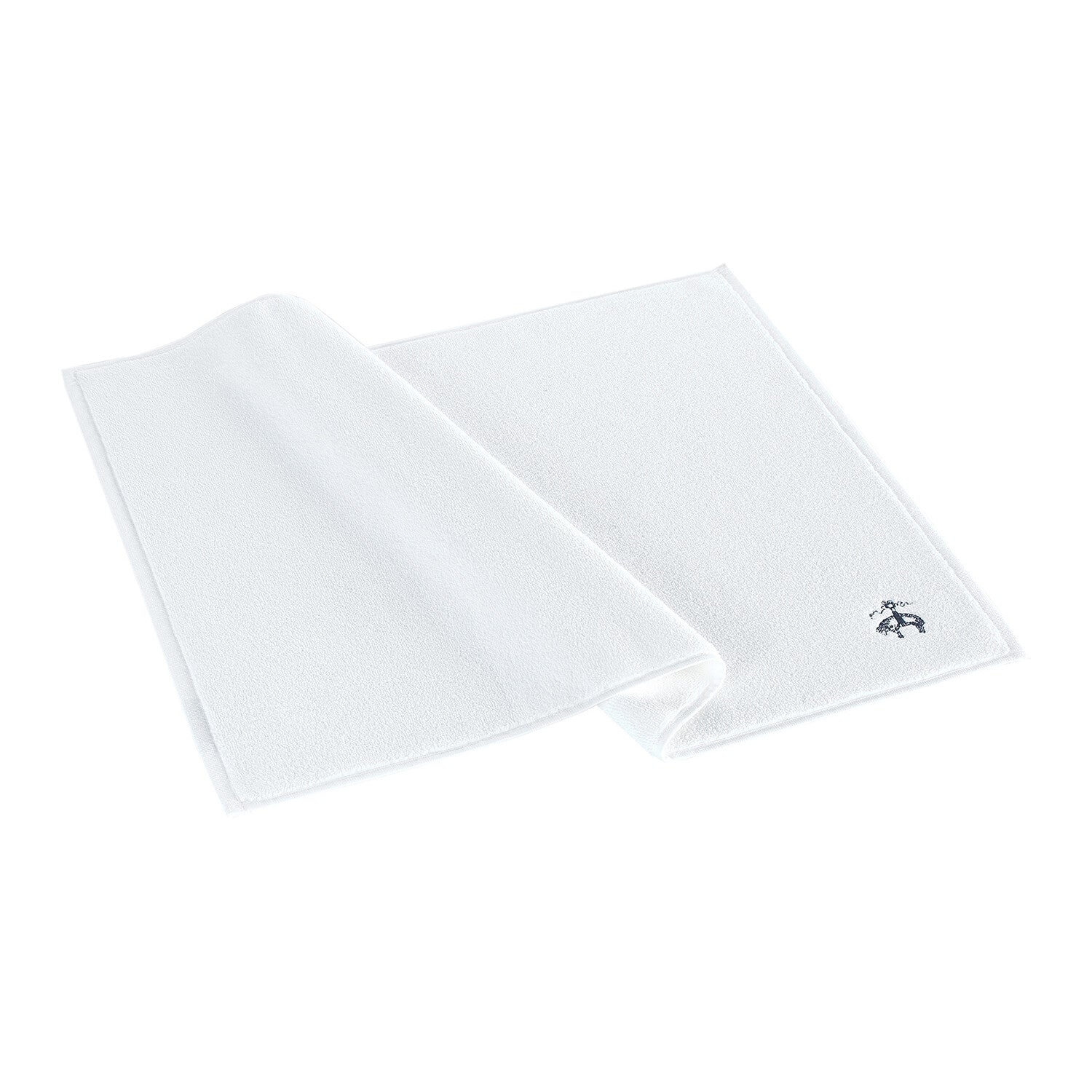 Contrast Frame Bath Mat // White