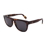 Men's // Ferragamo SF1111S 242 Square Sunglasses // Dark Havana + Gray
