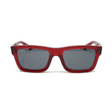 Ray Ban Unisex RB4396/667987 Warren Sunglasses // Transparent Red