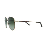Men's // Ferragamo SF226S 723 Pilot Sunglasses // Gold + Green Gradient