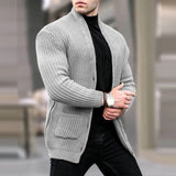 V-Neck Knit Cardigan