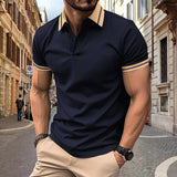 Tipped Short-Sleeve Polo