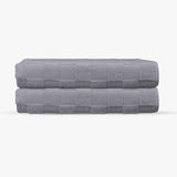 Waffle Terry 2 Pieces Turkish Bath Sheet Towels Set