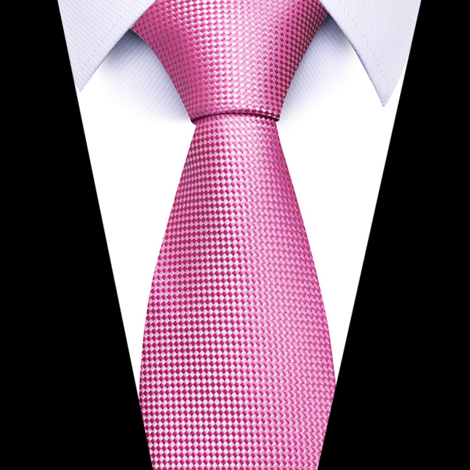 Formal Men's Necktie // Pink Prism Weave