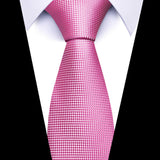 Formal Men's Necktie // Pink Prism Weave