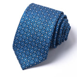 Formal Men's Necktie // Royal Blue Floral