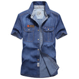 Denim Button-Up Shirt
