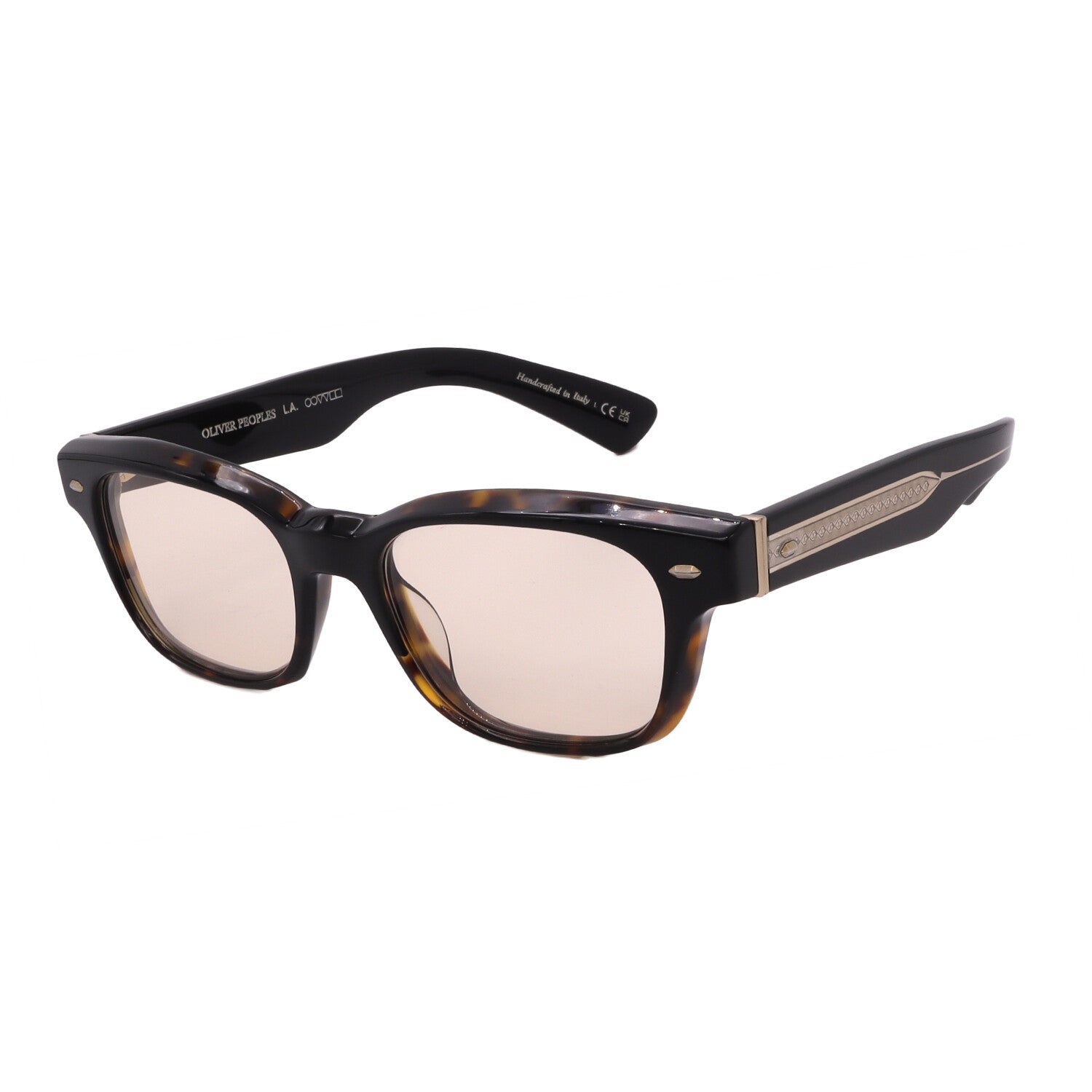 Oliver Peoples // Men's // OV5507U 1722 Square Optical Glasses //Dark Havana + Clear Demo Lenses