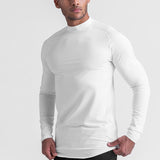 Mock Neck Long-Sleeve T-Shirt
