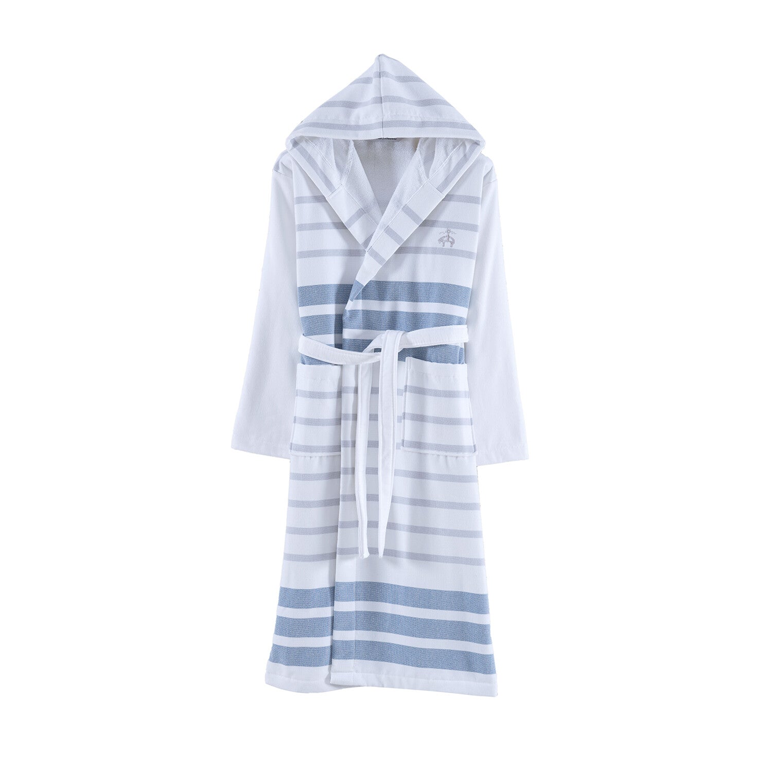 Brooks Brothers Turkish Peshtemal Bathrobe // Blue