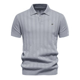 Knit Short-Sleeve  Polo