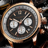 Stuhrling Original Turbine Chronograph Quartz // 4015.3