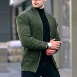 V-Neck Knit Cardigan