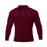 Long-Sleeve Form Fitting Polo