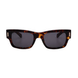 Men's // Ferragamo SF2011S 242 Square Sunglasses // Dark Havana + Gray