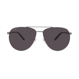 Men's // Ferragamo SF157S 069 Aviator Sunglasses // Gunmetal + Gray Gradient