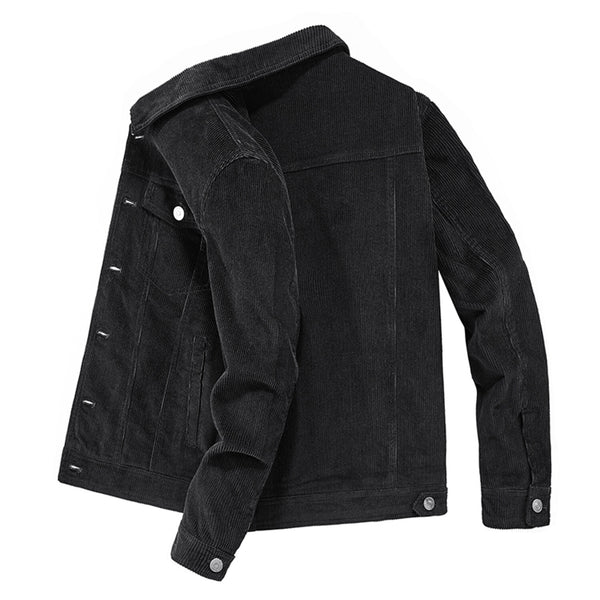 Corduroy Button-Up Jacket