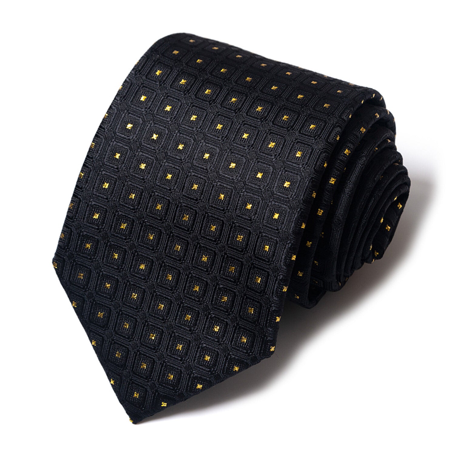 Formal Men's Necktie // Textured Square Check