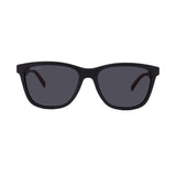 Men's // Ferragamo SF998S 038 Square Sunglasses // Matte Black Red + Gray