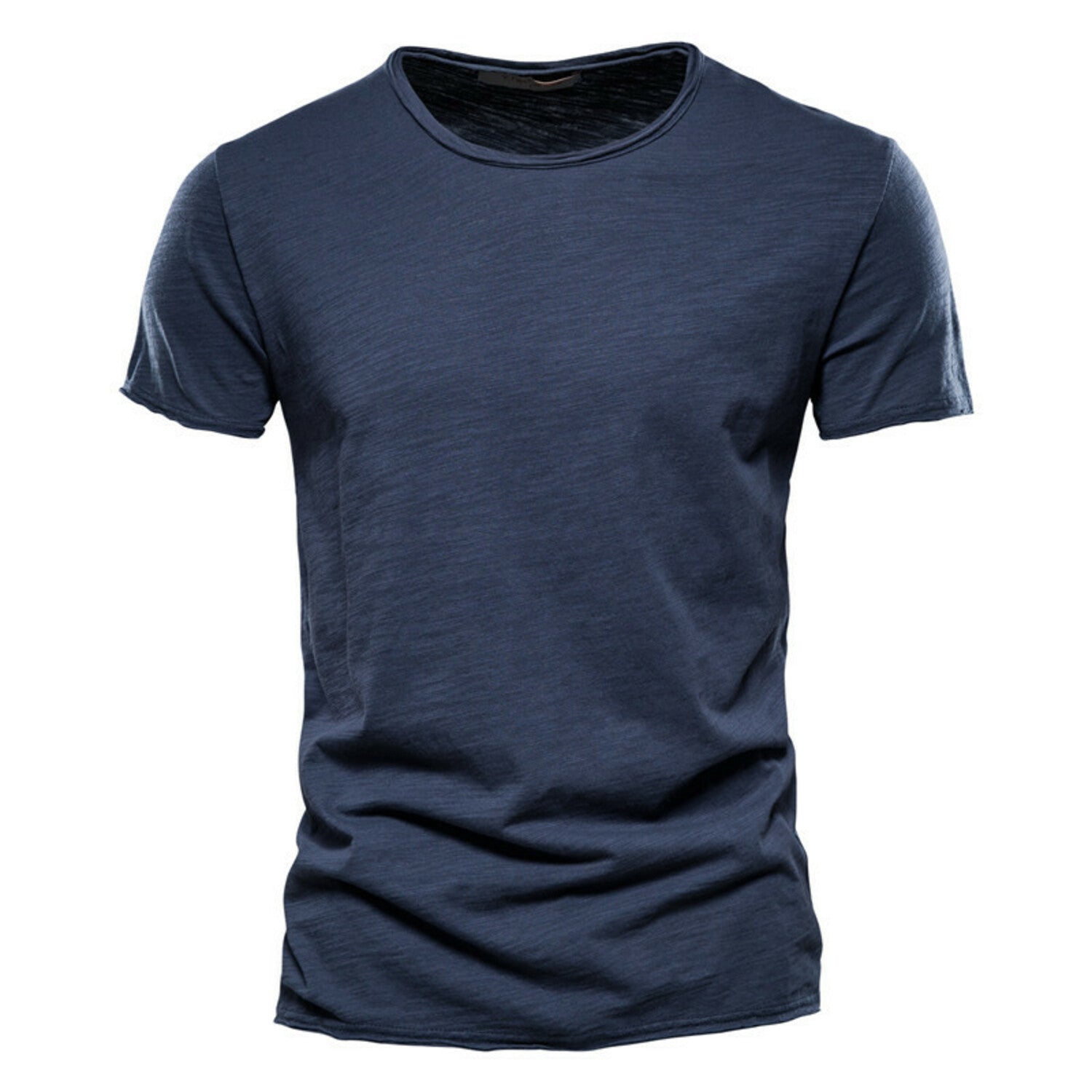 Solid Crewneck Short-Sleeve T-Shirt
