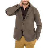 Double Breasted Knit Wool Cardigan