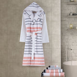 Brooks Brothers Turkish Peshtemal Bathrobe // Orange