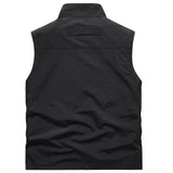 Mock Neck Zip-Up Vest