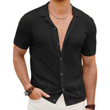 Knit Button-Down Shirt