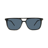 Men's // Ferragamo SF966S 003 Square Sunglasses // Black + Gray