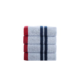 Nautical Blanket Stripe Wash Towel // Set of 4